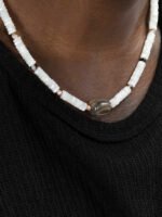 Men's Vintage White Shell Necklace - Image 5