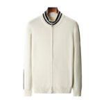 Men's Half-high Collar Knitted Slim-fitting All-matching Striped Korean Sweater - Image 5