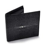 Pearl Fishskin Short Grinding Beads With Cowhide Wallet - Image 2