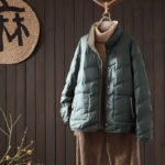 Double-sided Wear Down Jacket Women's Short Light & Fashionable Solid Color Loose White Duck Down Warm Coat - Image 10