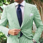 Men's Seersucker Striped Suit Two-piece Suit - Image 2