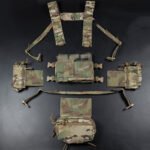 Built-in Quick Pull Sleeve MK4 Tactical Multi-function Expansion Mount Breathable Quick Release Camouflage Chest Hanging Vest - Image 4