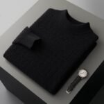 New Pullover Men's Half-high Collar Sweater - Image 9