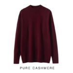 Men's Half-high Collar Cashmere Sweater Business Casual Sweater - Image 10