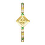 Light Luxury Temperament Gradient Diamond Anique Pocket Watch Spring Green Women's Watch - Image 5