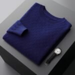 Round Neck Thickened Business Casual Cashmere Fall Winter Men Bottoming Knitted Sweater - Image 10