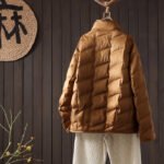Double-sided Wear Down Jacket Women's Short Light & Fashionable Solid Color Loose White Duck Down Warm Coat - Image 4