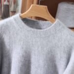 Half Height Round Neck Mink Fleece Fashionable Soft And Versatile Women's Fleece Sweater - Image 6