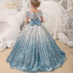 Girls long tail dress - Image 4