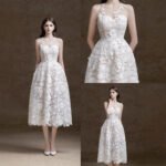 New Three-dimensional White Lace Dress Women - Image 2