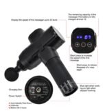 Source Manufacturer Fascia Gun Muscle Massage Gun Muscle Relaxer Meridian Massage Gun - Image 4