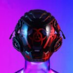 Bioweapon Black Mask Tech Creative Prop Mask Full Face - Image 4