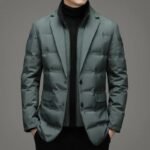 Fake Two-piece Suit Down Jacket Business Men - Image 6