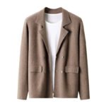 Wool Cardigan Suit Lapel Loose Fashionable Jacket - Image 5