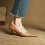 Pointed Toe Shallow Mouth All-match Commute Work Shoes - Image 3