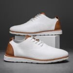 Men's Mesh Formal Oxford Shoes Business Casual Walking Shoes - Image 8