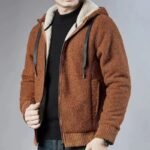 Winter Men's Zipper Hooded Sweater Cardigan
