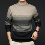 Pure Wool Half Turtleneck Thick Warm Sweater - Image 6