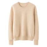 Round Neck Loose Knitted Long Sleeves Women - Image 5