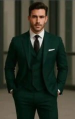 Bridegroom Groomsman Host Banquet Suit Three-piece Suit - Image 6