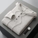 Men's American-style Warm High-grade Button Hoodie Sweater - Image 2