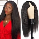 Lace Free Mechanism Yaki Straight Pure Human Wig - Image 4
