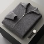 Knitted Cardigan Wool Coat Australian Men - Image 5