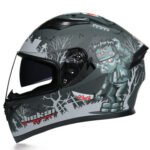 Motorcycle Helmet Anti-fog Dual Lens Full Face Helmet Cool Street Car Bluetooth Protective Helmet - Image 2