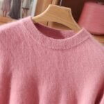 Half Height Round Neck Mink Fleece Fashionable Soft And Versatile Women's Fleece Sweater - Image 7