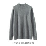 Men's Half-high Collar Cashmere Sweater Business Casual Sweater - Image 9