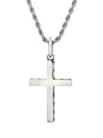 Hip Hop Versatile Silver Cross Necklace - Image 3