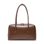 Genuine Leather Boston Women's Portable Shoulder Bag - Image 6