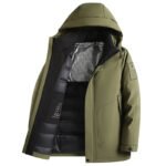 Outdoor Same White Duck Down Hooded Jacket - Image 4