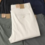 Summer Thin Breathable Casual Pants Men's Basic Style Tapered Stretch - Image 2