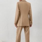 Elegant Solid Color Two-piece Lapel - Image 2