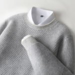 New Round Neck Woolen Sweater Men's Knitted Sweater Casual Fashion Long Sleeve Base - Image 2