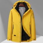 Outdoor Same White Duck Down Hooded Jacket - Image 7