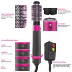 Professional 5 In 1 Hair Dryer Brush Dryer And Straightening Brush Electric Hair Styling Tool Automatic Hair Curler Beauty Supplies Gadgets - Image 6