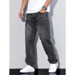 Men's Casual Straight-leg Loose Long Jeans - Image 6