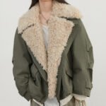 Women's New Retro Style Fur Collar Jacket - Image 6