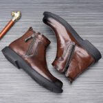 British Style Workwear Non-slip All-matching Breathable Men's Boots - Image 8