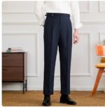 Draping Cropped Suit Pants Men's Korean-style Loose - Image 3