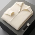 Knitted Cardigan Wool Coat Australian Men - Image 3