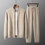 Men's Double-strand Thickened Wool Suit Cardigan