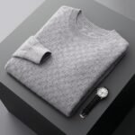 Round Neck Thickened Business Casual Cashmere Fall Winter Men Bottoming Knitted Sweater - Image 9