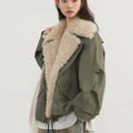 Women's New Retro Style Fur Collar Jacket - Image 4