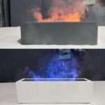 200ML Good-quality Modern Flame Humidifier USB Air Aroma Diffuser Ultrasonic Cool Misting Fogger For Home - Image 3