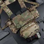 Built-in Quick Pull Sleeve MK4 Tactical Multi-function Expansion Mount Breathable Quick Release Camouflage Chest Hanging Vest - Image 6
