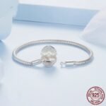 Mang Heart Diy Basic Snake Bone Bracelet S925 Sterling Silver Bracelet - Image 3