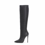 New Small Wide High Stiletto Heel Fashion Boots - Image 6
